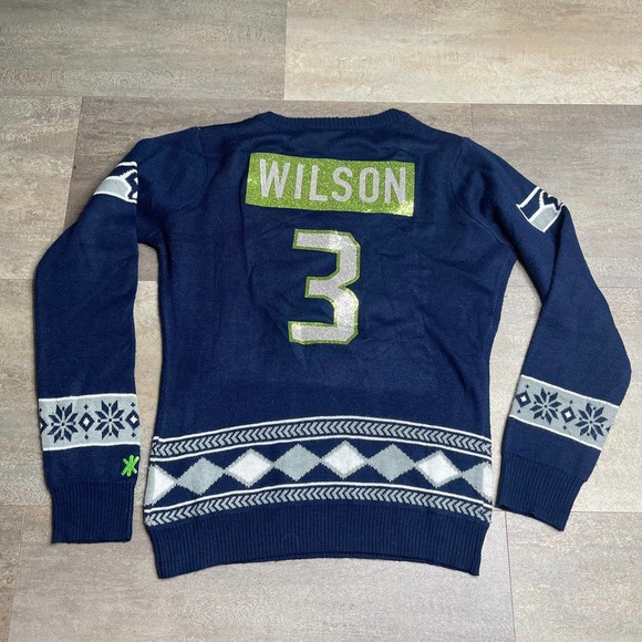 SOLD NFL Seattle Seahawks Womens Wilson Sweater XL - Picture 2 of 3